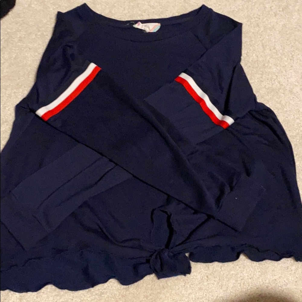 NAVY BLUE SOFT LONG SLEEVE